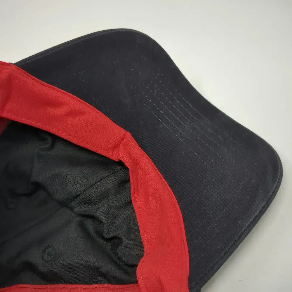 Steve Madden Baseball Cap Black One Size Chill Embroidered Slideback Hat